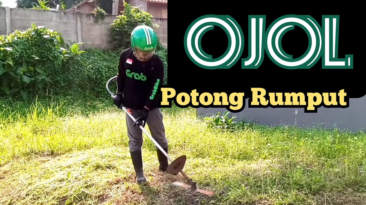 #ojol #potongrumput #afifahchannel Driver Ojol Dapat Orderan Potong Rumput