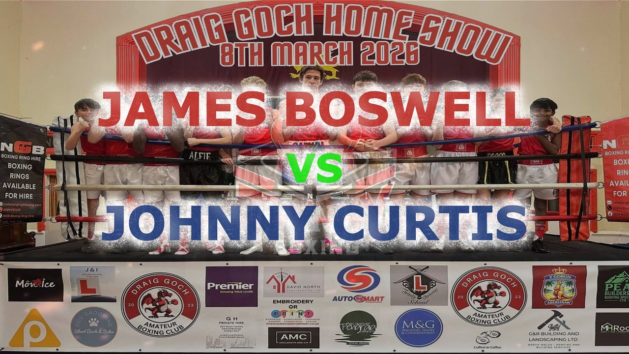 James Boswell V Johnny Curtis - Draig Goch A.B.C Presents an Afternoon of Boxing - 08.03.26