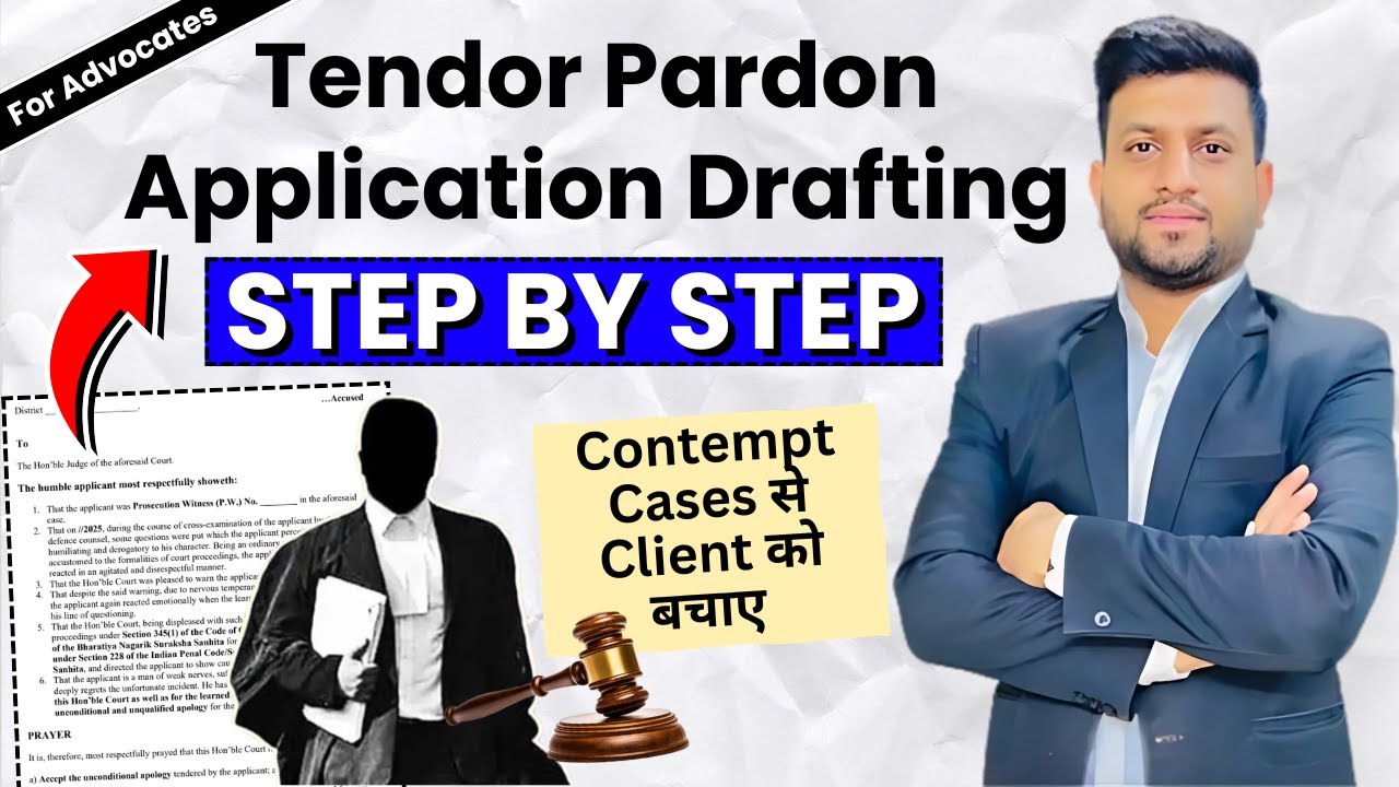 Litigation Training 03: Full Contempt Application Drafting | Criminal Case | Smart & Legal Guidance