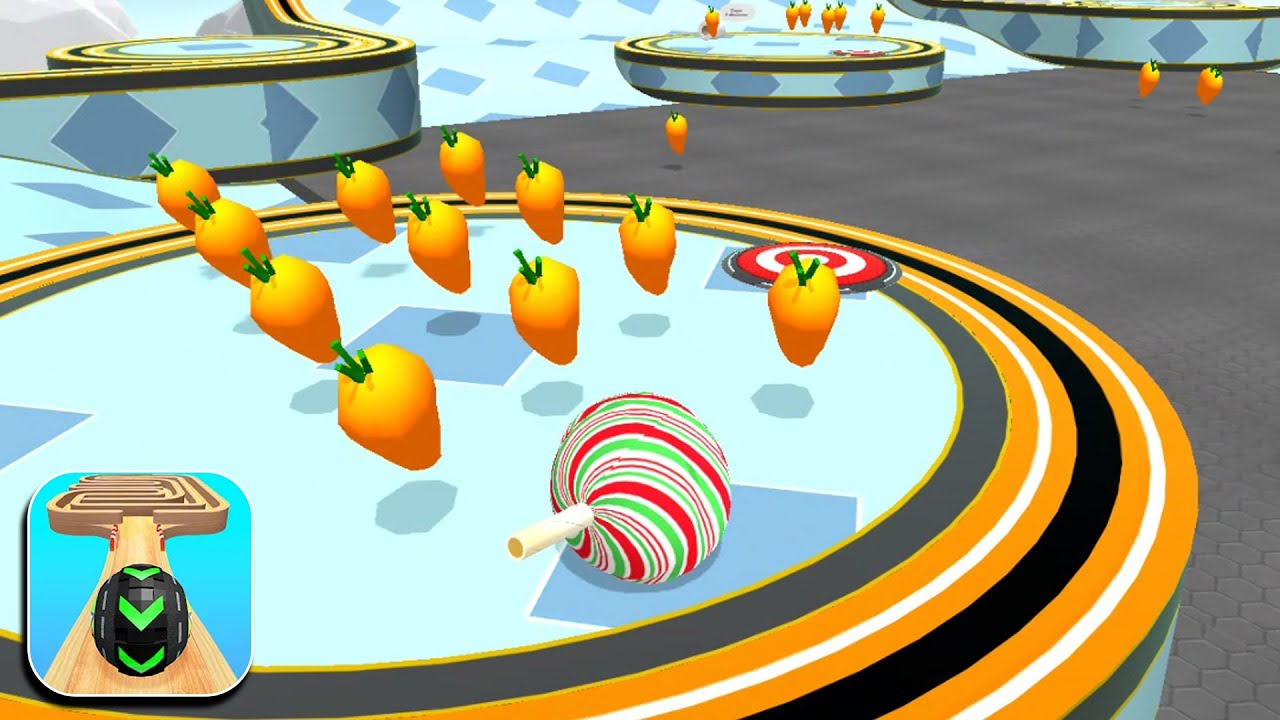 Rolling Ball Sky Escape Gameplay Speedrun All Level 59-60