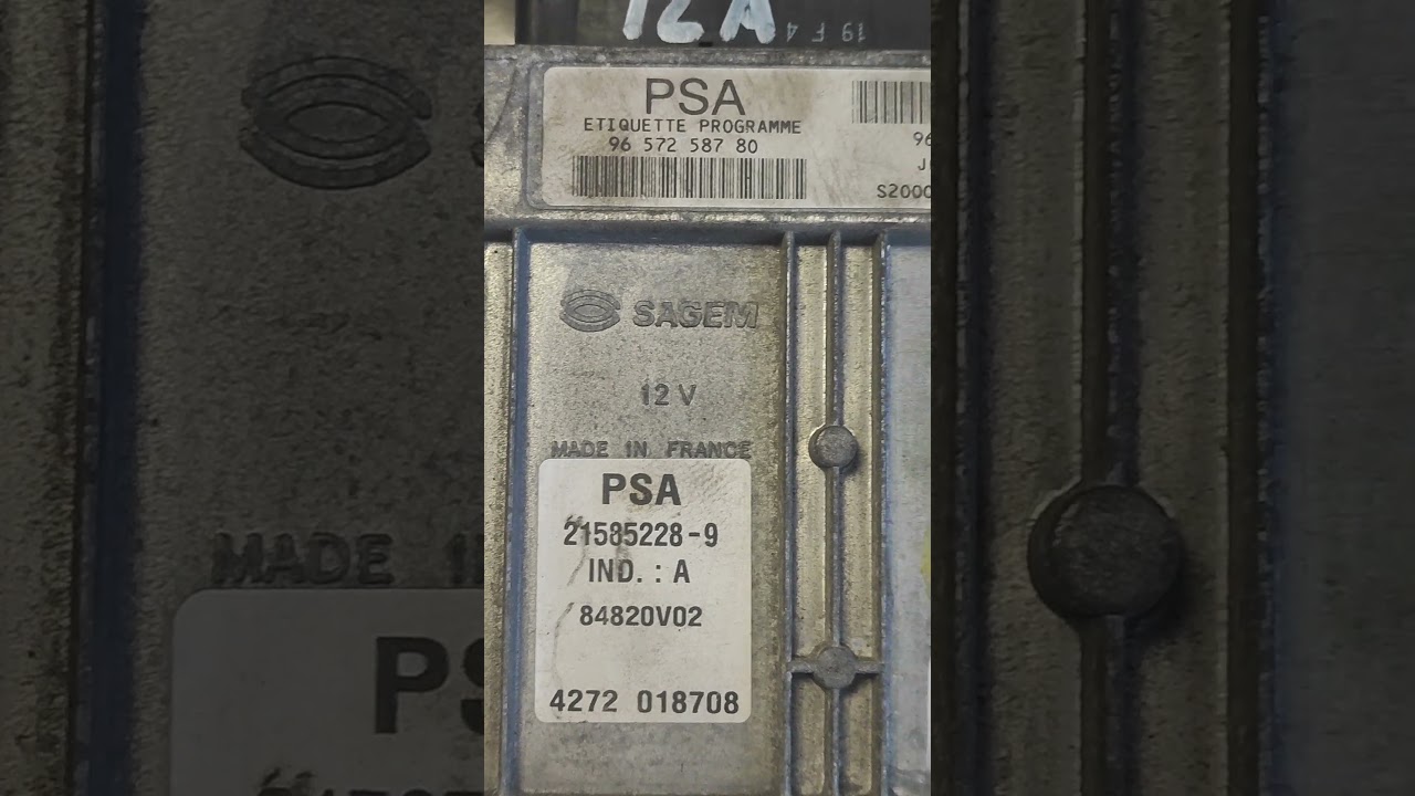 блок управления двс блок bsi e01-00 чип для Peugeot 206