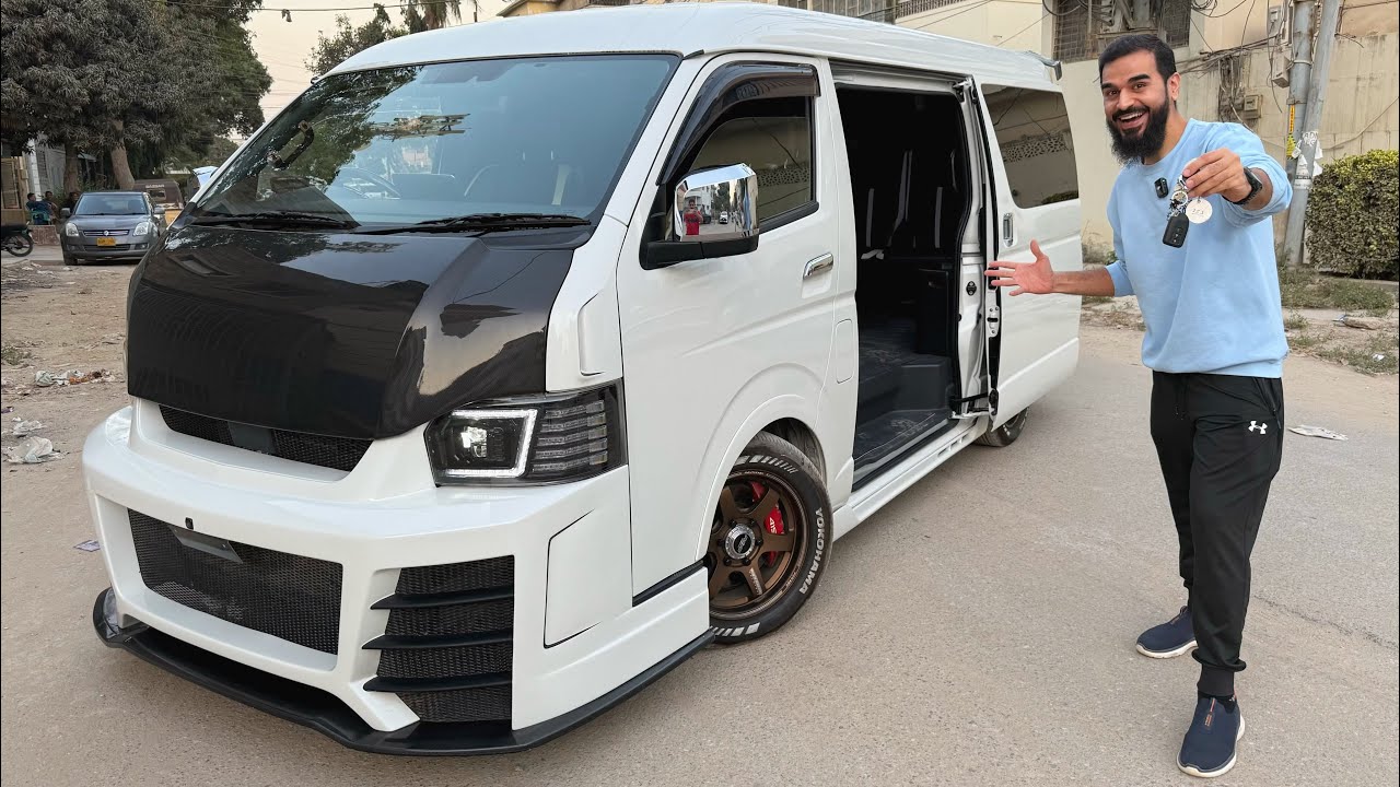 Special hiace pro max agai japan se 😍 Aisi gaari pehle kabhi nahi dekhi 🚐