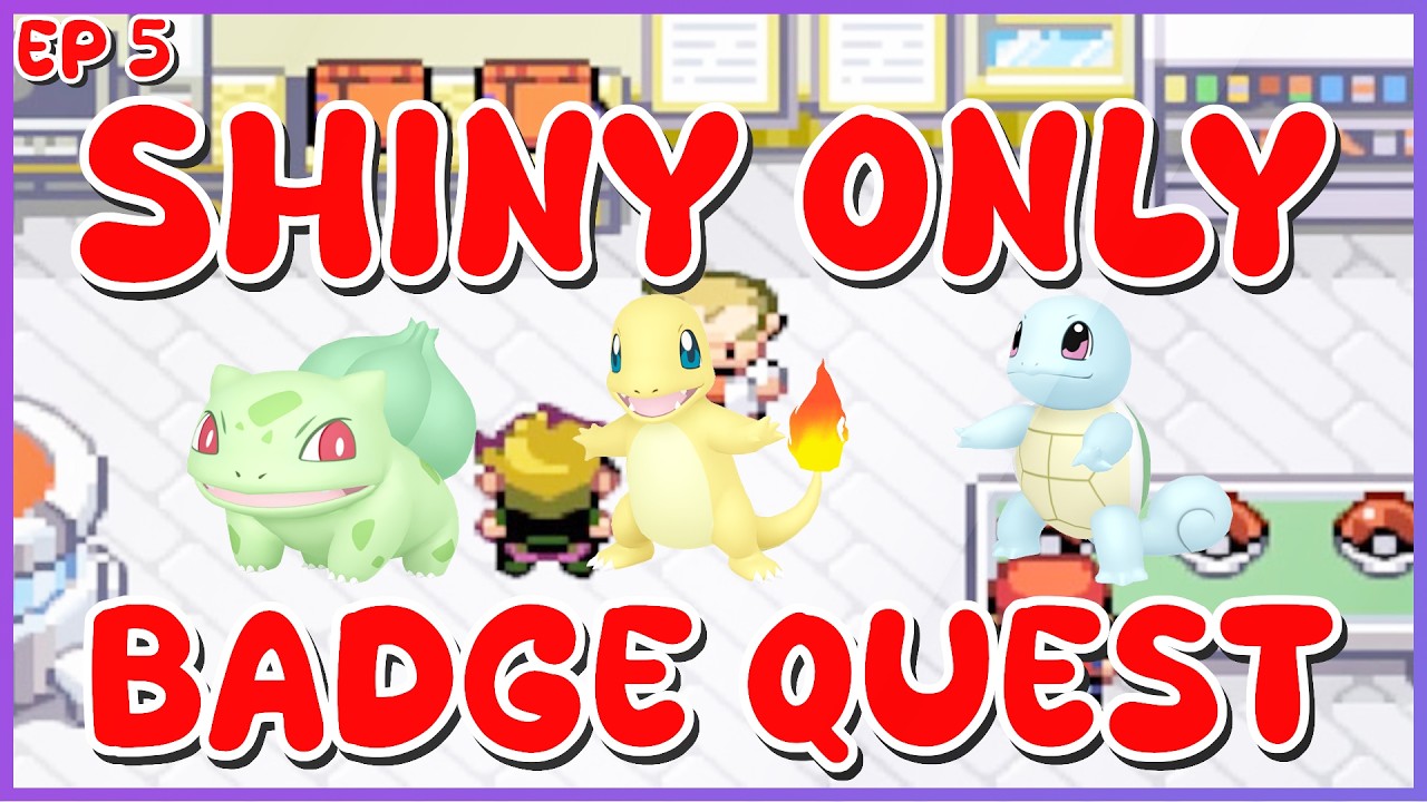 Pokemon Leaf Green Shiny Only Badge Quest