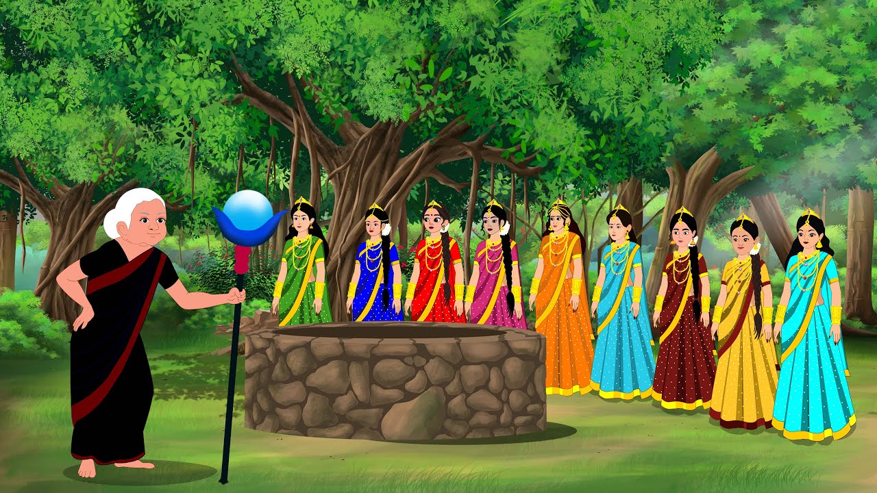एक राजा और नौ रानियां की कहानी | Hindi Kahani | Moral Story | cartoon story | @MKCartoonKahani 