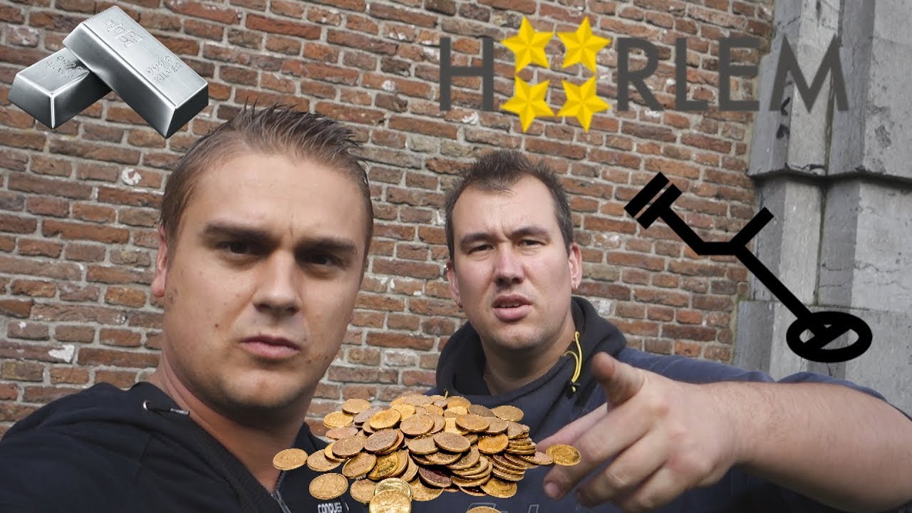 MET DE METAALDETECTOR ZOEKEN IN CENTRUM HAARLEM ! HEEL GAAF