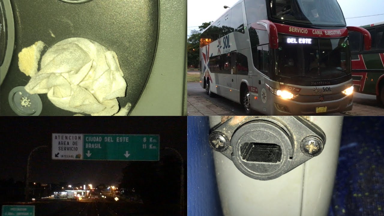 🚌 🇵🇾 Serviço Cama Executivo no Paraguay - Sol Del  Paraguay - Assuncion Ciudad Del Este. 🇵🇾 🚌