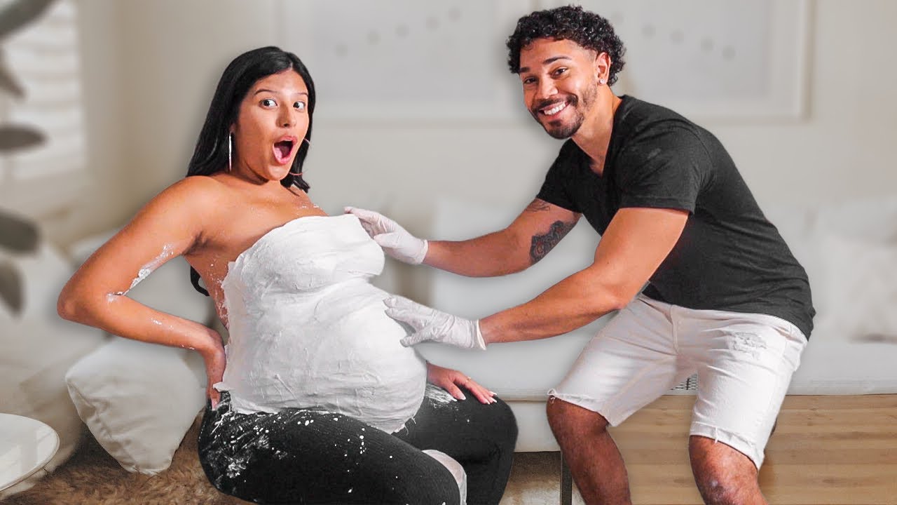 PREGNANCY BELLY CAST!! (37 WEEKS PREGNANT)