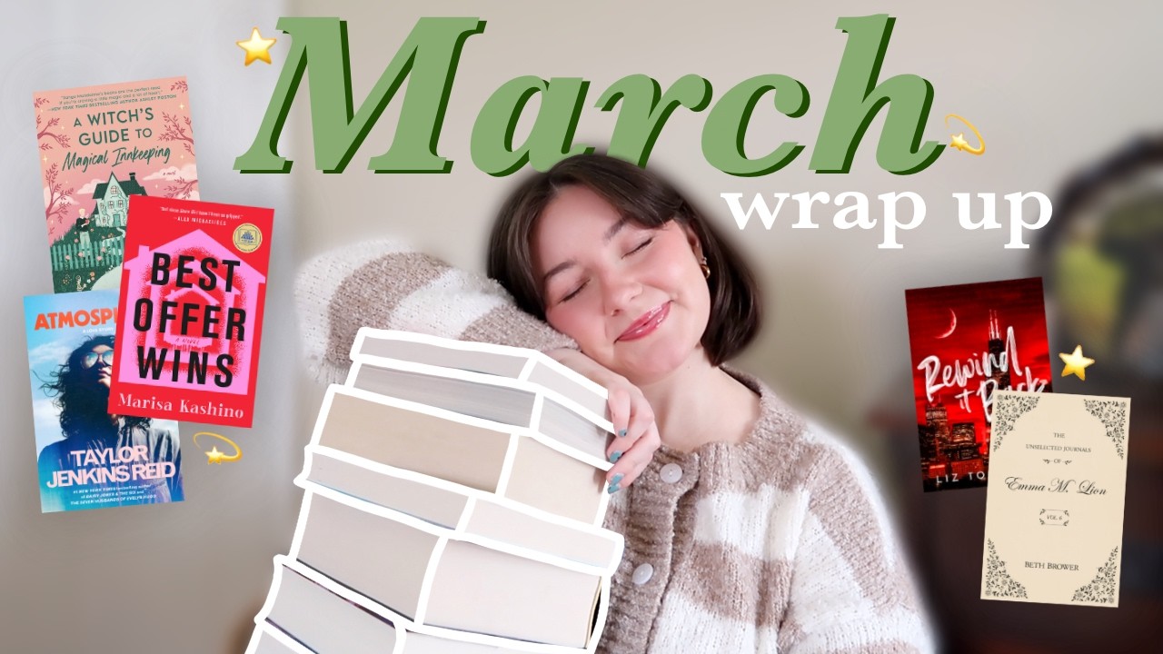 talking about the books I read in March 🍀💫 *March 2026 wrap up*