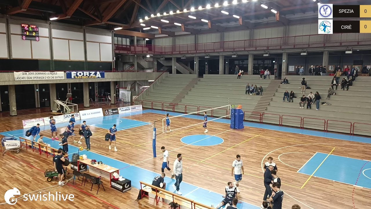 22/11/2025 Campionato Pallavolo serie  B  maschile
SPEZIA VS CIRIÈ