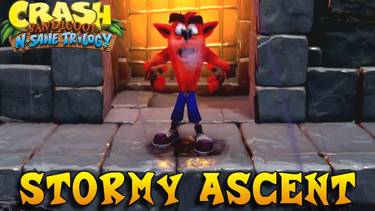Crash Bandicoot Stormy Ascent 100% Walkthrough - All Boxes & Gem (Lost Treasures DLC)