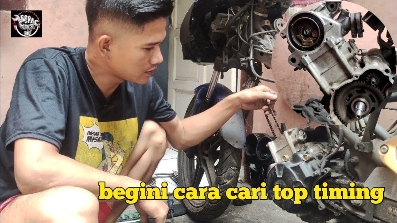 Cara ganti rante keteng mx king, vixion sampai cari top timing @mekanikoblak