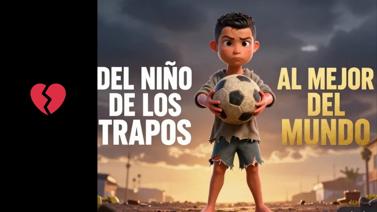 EL NIÑO DE LOS TRAPOS | ⚽ AL MEJOR   DEL MUNDO 🏆   Cap. 1 CR7 Su Historia de Éxito  #futbol