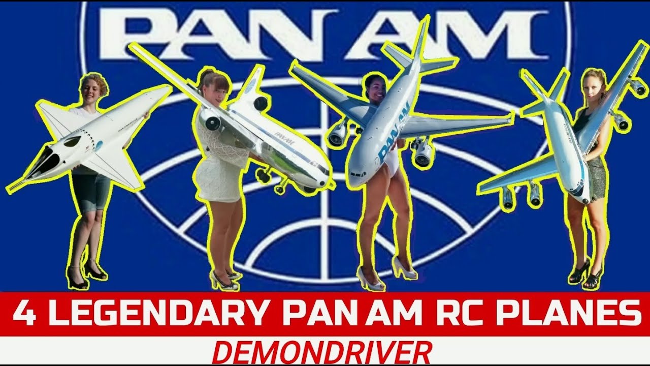 Epic Pan Am RC Jet Tribute: All 4 of my Pan American RC Airliners!