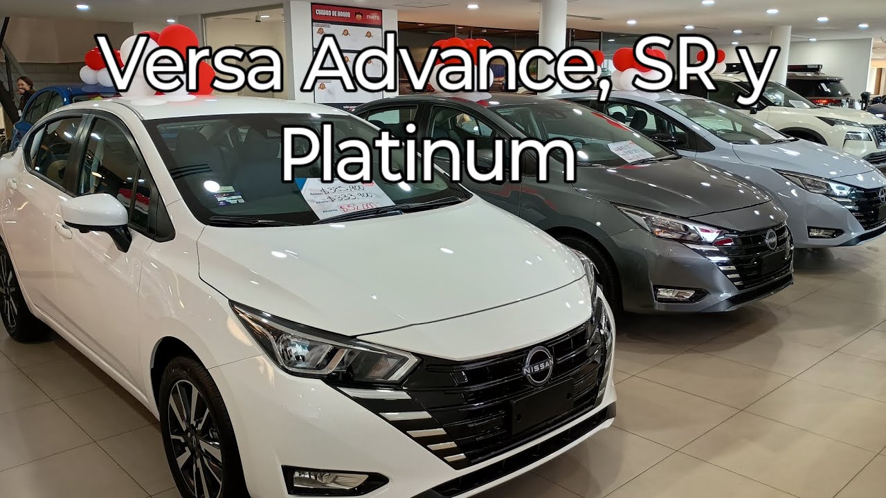Versa Advance, SR , Platinum comparativa