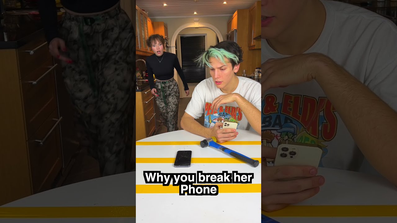 I Broke Her Iphone 15 And Blamed It On Someone Else #Shorts