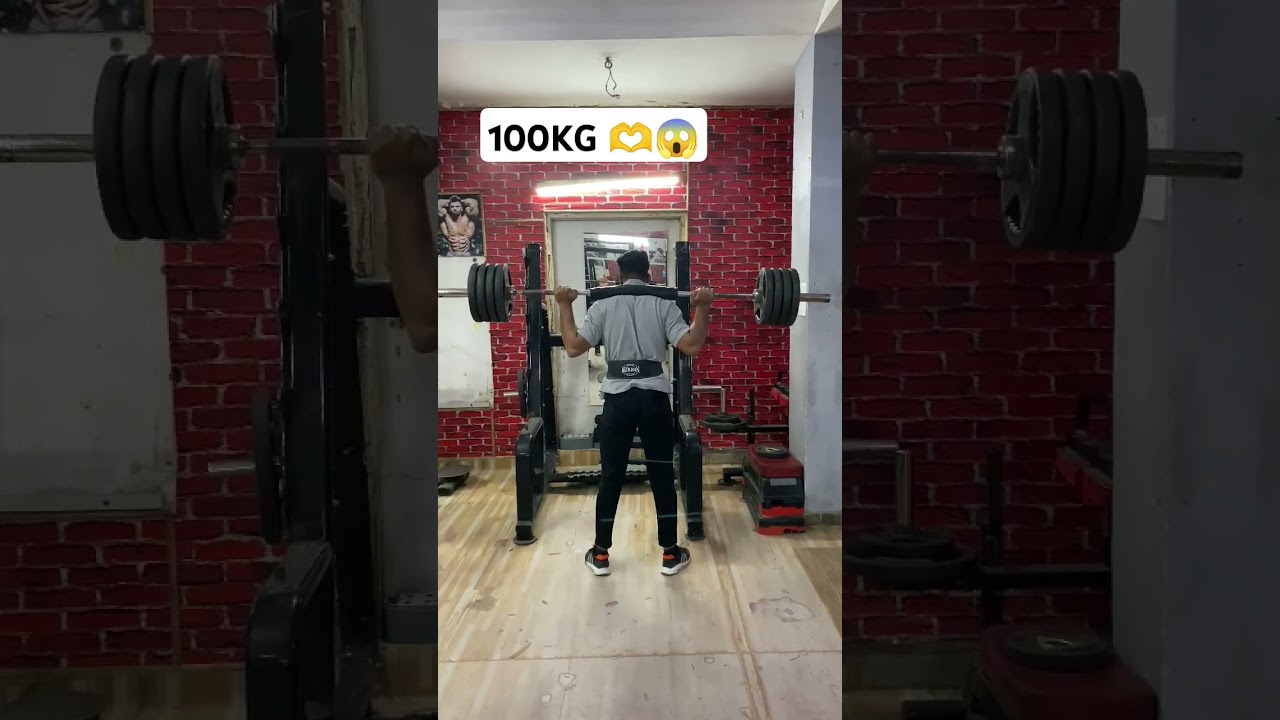 Legs Lover 🖤 ||  100KG squats 😱 #trending #trendingshorts #ytshorts #legday #viralvideo #viral