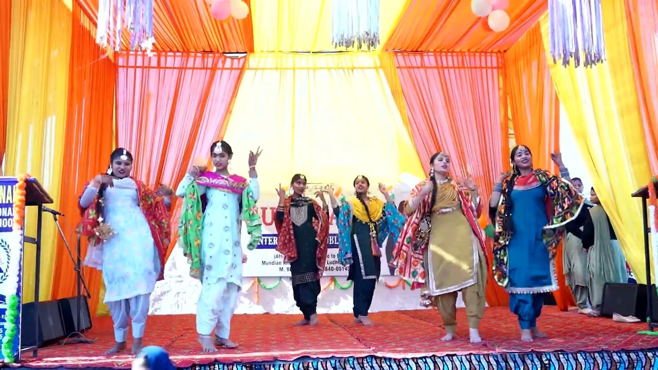 Red Suit song #performance at Guru Nanak international public school Annual Function 2025