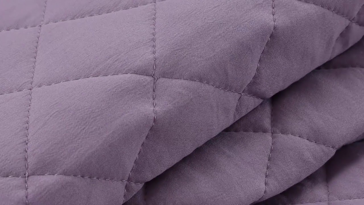 YESHOME Light Violet Quilt Set