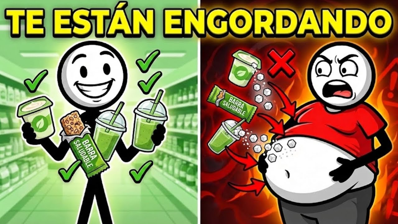 Alimentos “saludables” que te están HACIENDO ENGORDAR sin que lo notes