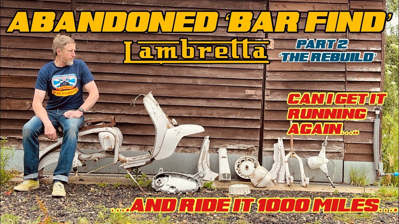 Part 2-  Abandoned 'bar find' Lambretta, will it run again...