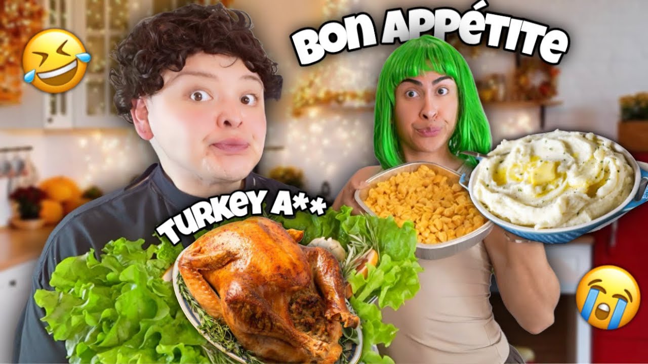 ГОТОВИМ С ЭДДИ И ЛУИ *ПРАЗДНИЧНЫЙ ПИР В ЧЕСТЬ ДНЯ БЛАГОДАРЕНИЯ*🫦🤣