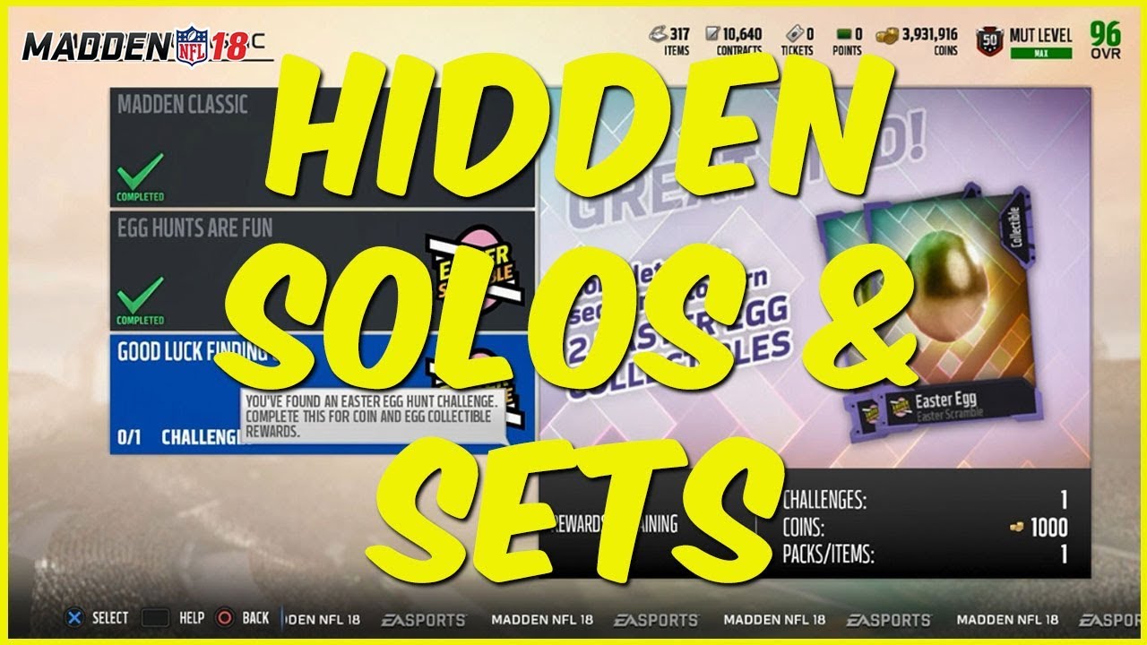 MUT 18 | Easter Promo -  Secret Solos, Sets and Pack Hidden Locations!