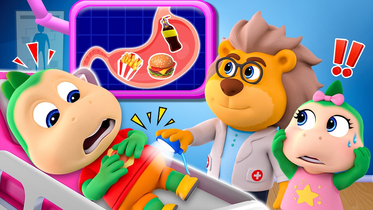 ¡Oh No!😱 No Comas Tanta Comida Rápida | Hábitos saludables | Dibujos Animados | Video Para Niños