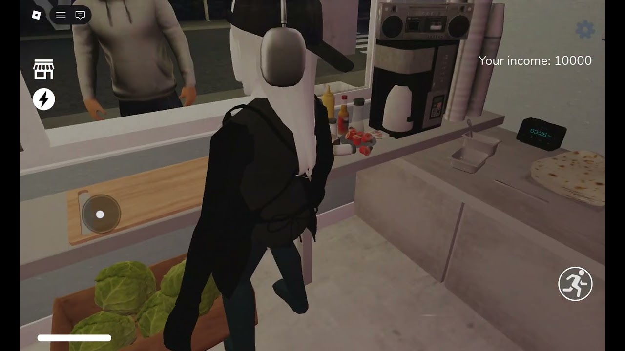Scary shawarma kiosk in Roblox with Cabprivy Evolution 