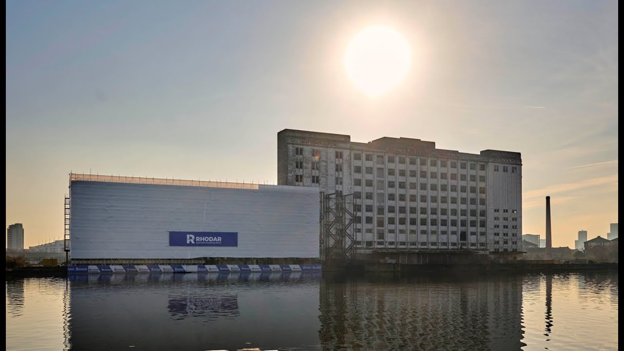 Rhodar - Demolition Case Study: Rank Hovis Premier Mill, London Docklands