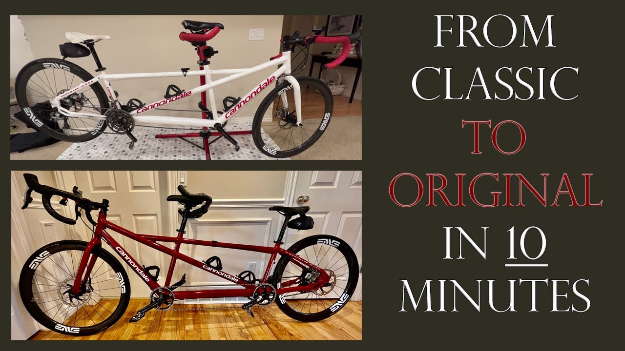Classic Cannondale Tandem Complete Makeover!