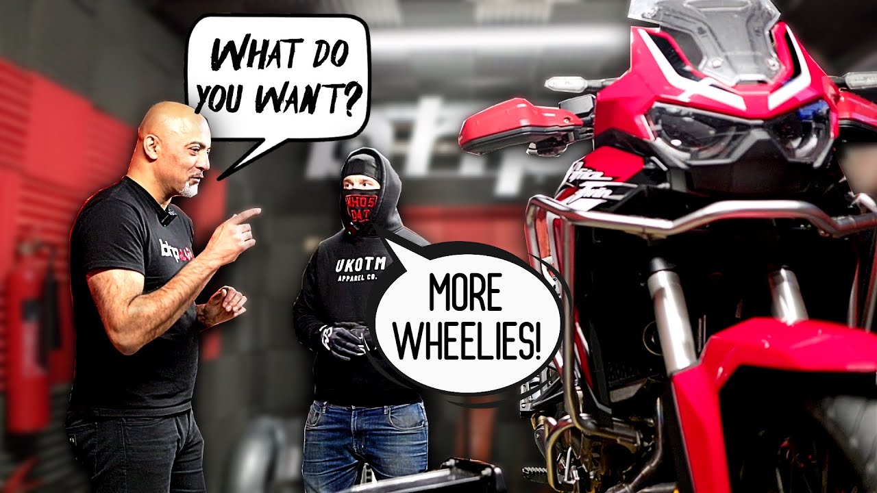 Я переделал Africa Twin... (с полной выхлопной системой)