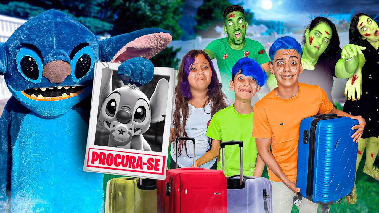 FOMOS EXPULSOS DA CASA DA FAMÍLIA ROCHA, PERDEMOS O FILHO DO STITCH E ZUMBIS APARECERAM * especial