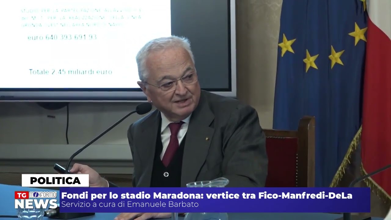 Fondi per lo stadio Maradona: vertice tra Fico-Manfredi-DeLa