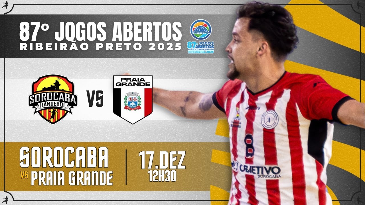 SOROCABA x PRAIA GRANDE | Semifinal | Jogos Abertos 2025 | 17/12