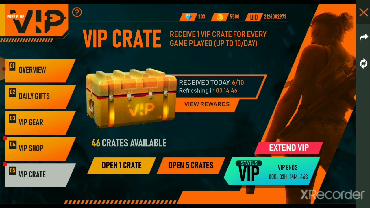 crates opening #ff vip