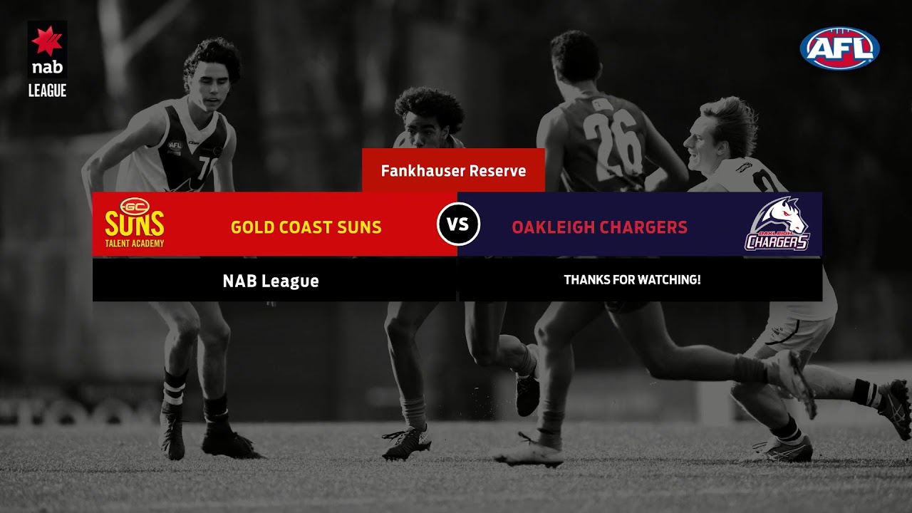 NAB LEAGUE 2019: Round 4 - Suns Academy v Oakleigh (Full Game)