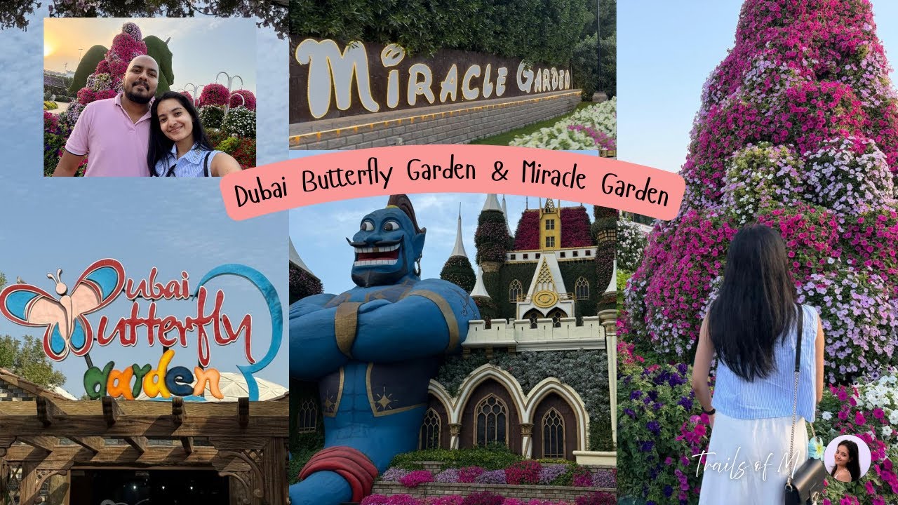 Butterfly Garden & Miracle Garden - Dubai 🌺 🎀🎻🦋 @Sandunru  