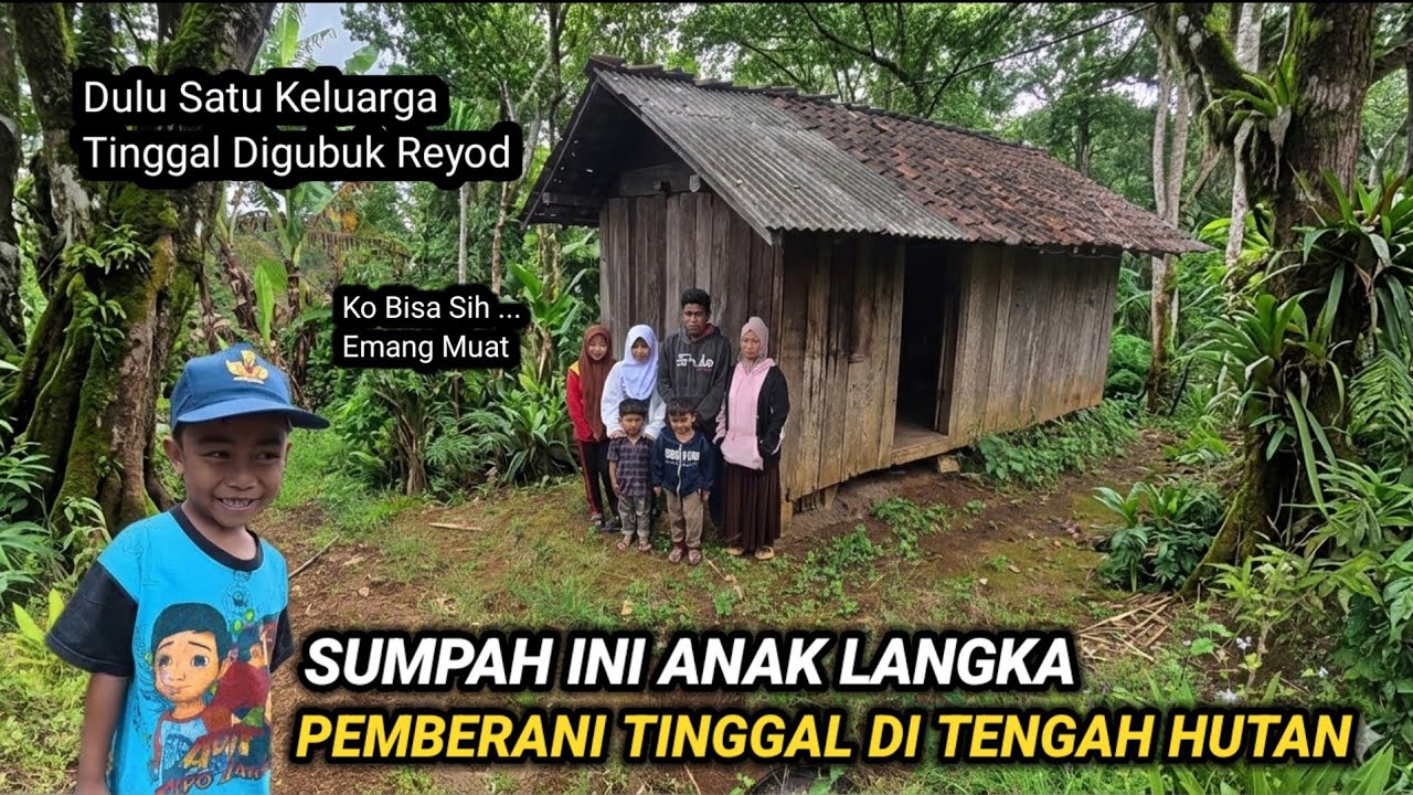 MUSTAHIL PERCAYA!! BOCAH PEMBERANI YANG NEKAD TINGGAL DI RUMAH GUBUK TENGAH HUTAN JAWA BARAT