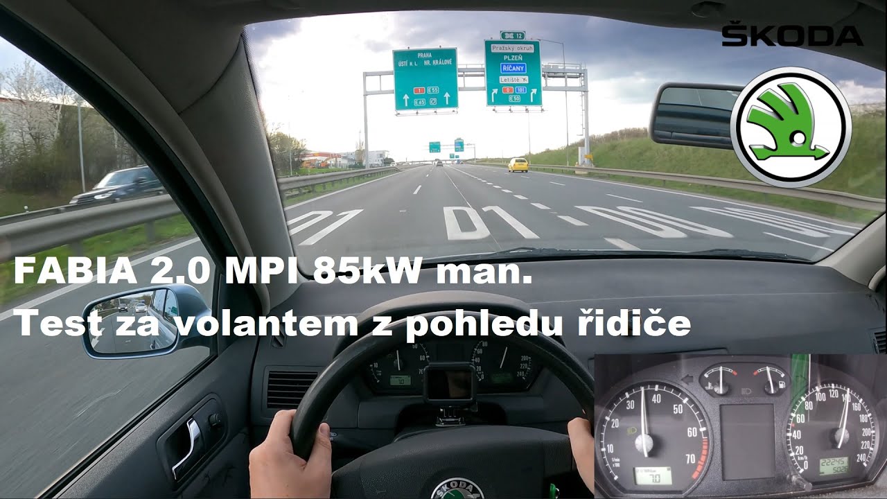 2003 &Scaron;koda Fabia 2.0 MPi 85kW - test zużycia w dzielnicy / na autostradzie - test 0-150 km/h