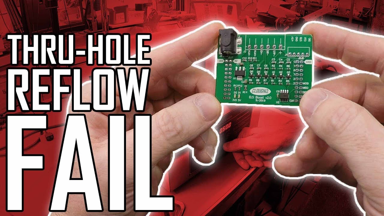 Through-Hole Reflow Soldering and Ultrasonic PCB Cleaning