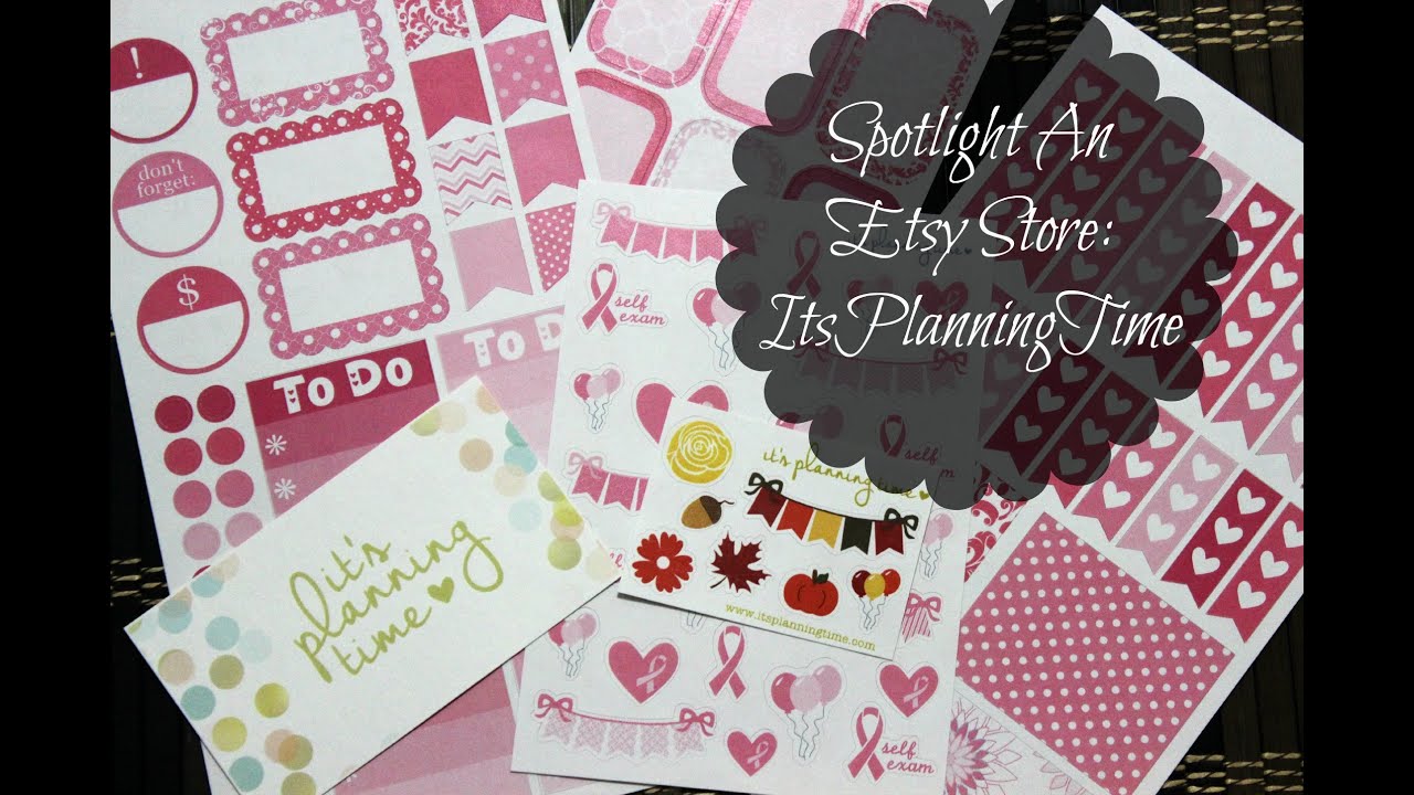 Spotlight An Etsy Store: ItsPlanningTime