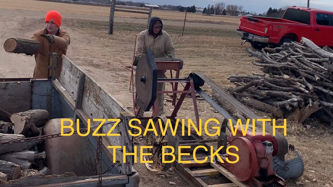 Buzz Sawing with an International Type LB 3-5 HP engine
