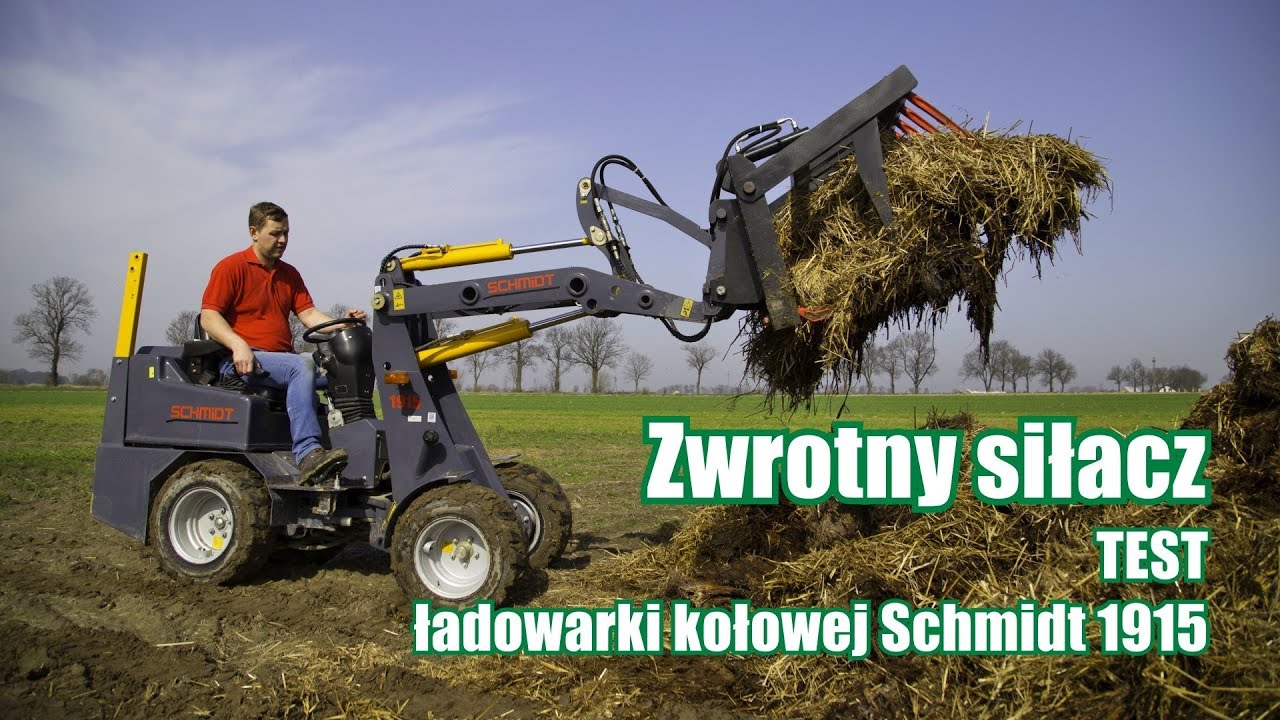 Zwrotny siłacz TEST ładowarki Schmidt 1915 | top agrar Polska