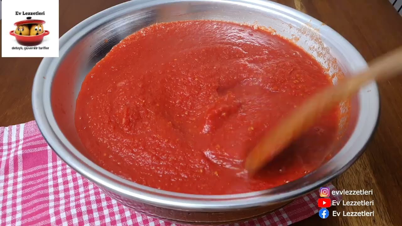 Kışlık Domates Çorbası Konservesi Nasıl Yapılır?
