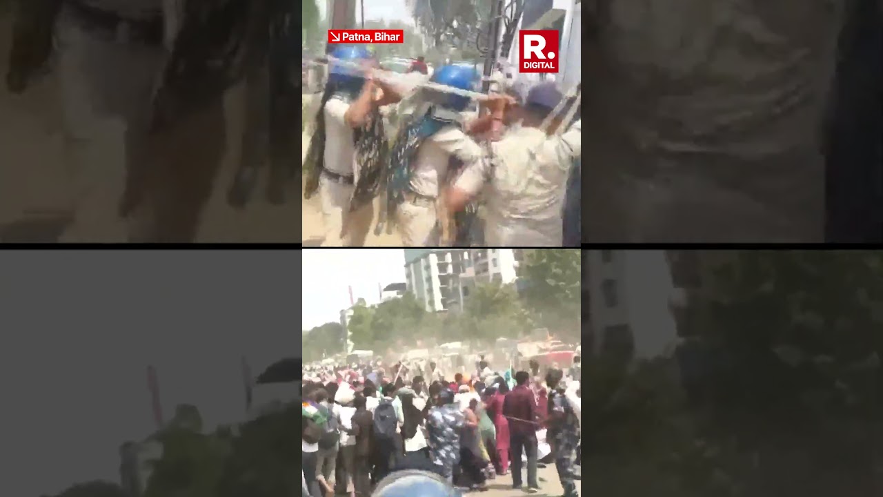 Police Use Lathi-charge on TRE 4.0 Aspirants in Patna