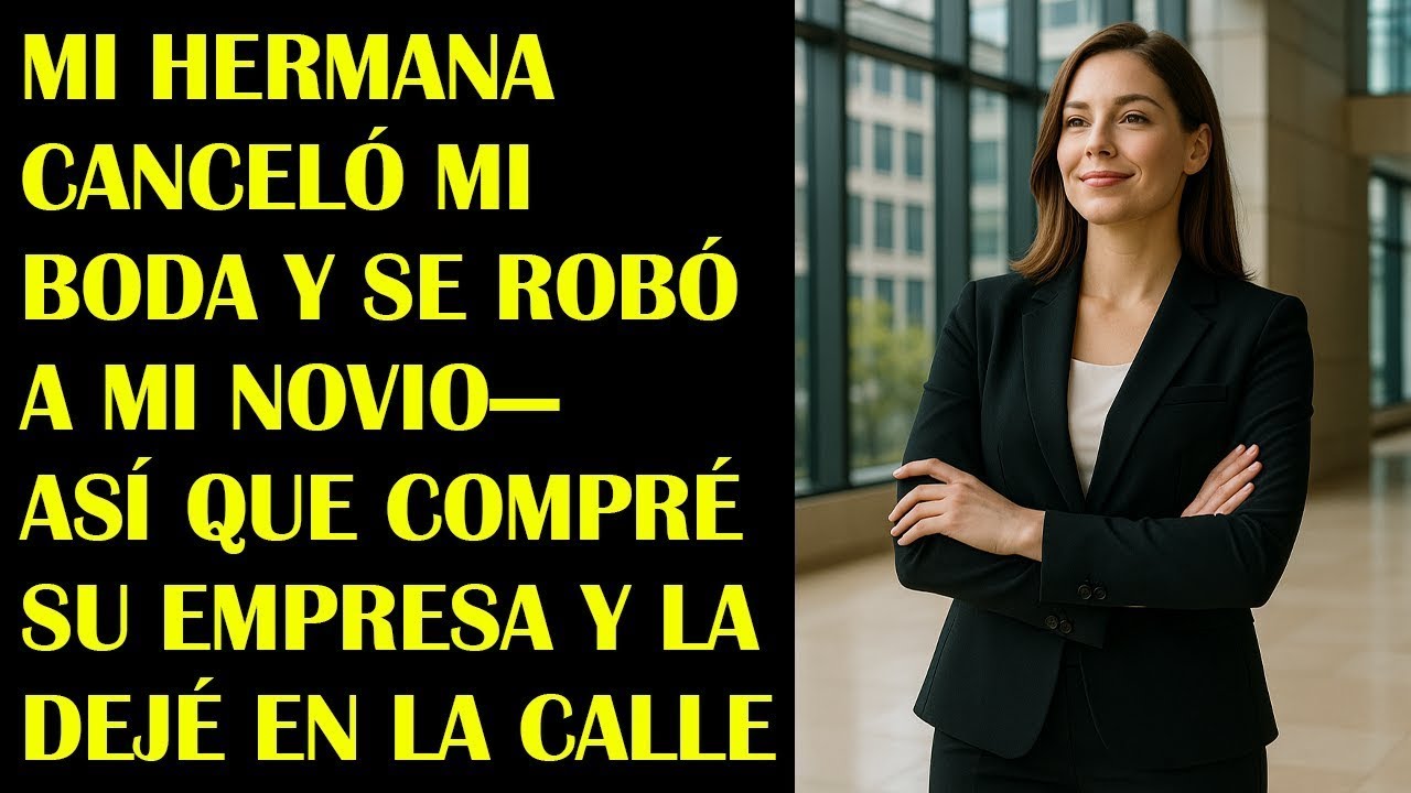 Mi Hermana Canceló Mi Boda y Se Robó a Mi Novio—Así Que Compré Su Empresa y La Dejé en la Calle