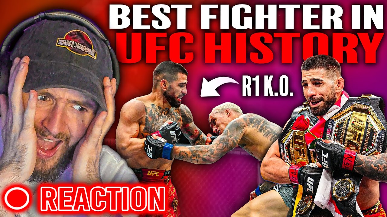 LIVE Reaction to ILIA TOPURIA vs CHARLES OLIVEIRA (Full Fight)