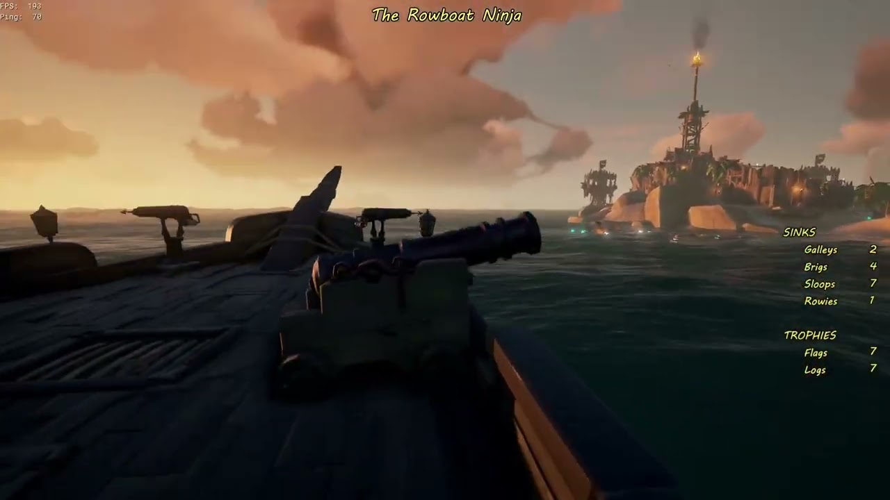 Sinking an Order of Souls 5 sloop at a Fort of Fortune (Sloop #8)