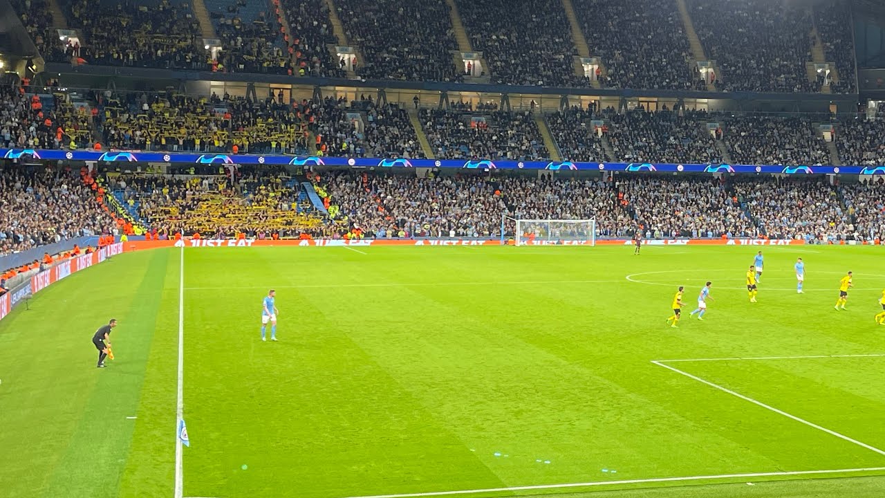 Dortmund fans- Man City v Borussia Dortmund, 14/9/22, champions league