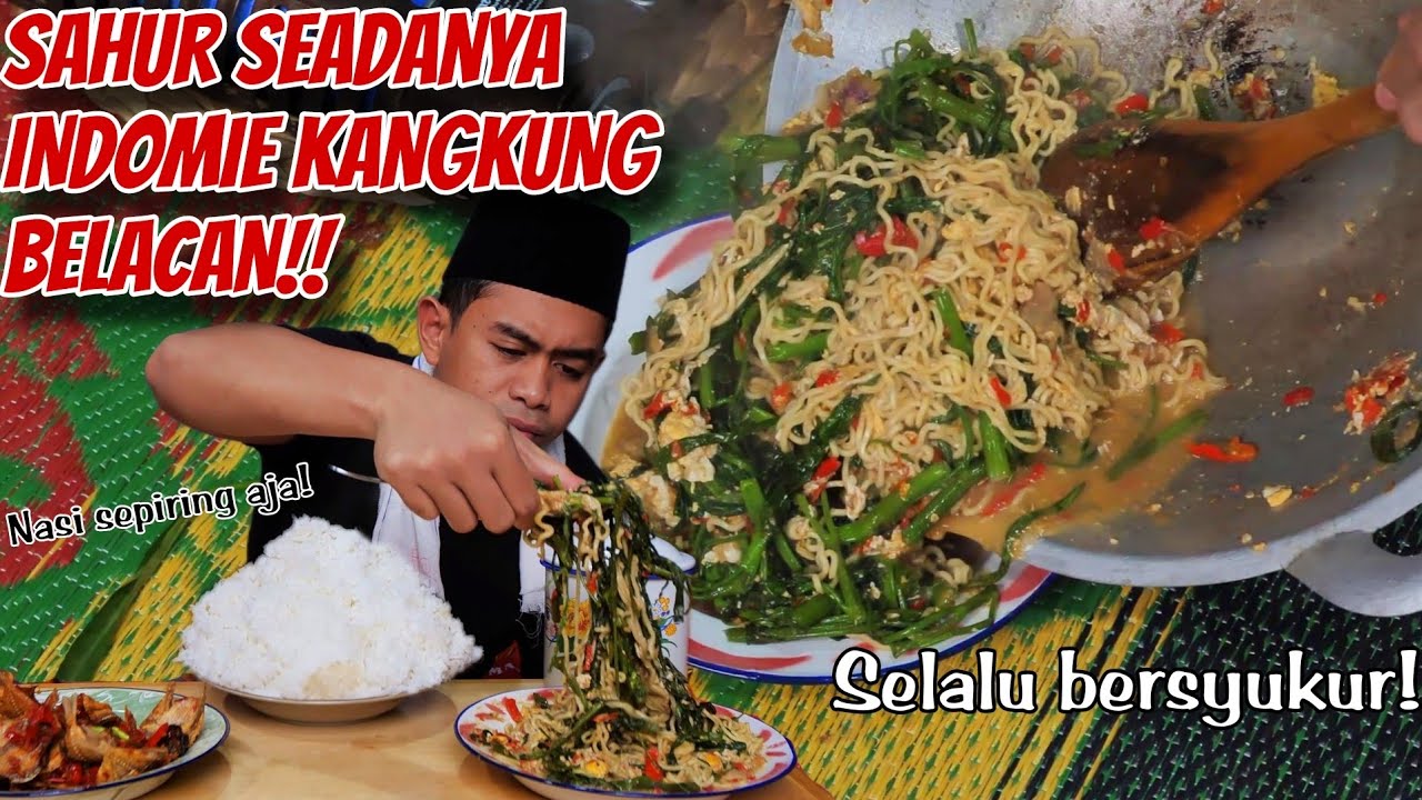 ANAK KOSAN SAHUR PAKE IKAN ASIN SKRIPSI + INDOMIE KANGKUNG BELACAN + SEPIRING NASI!